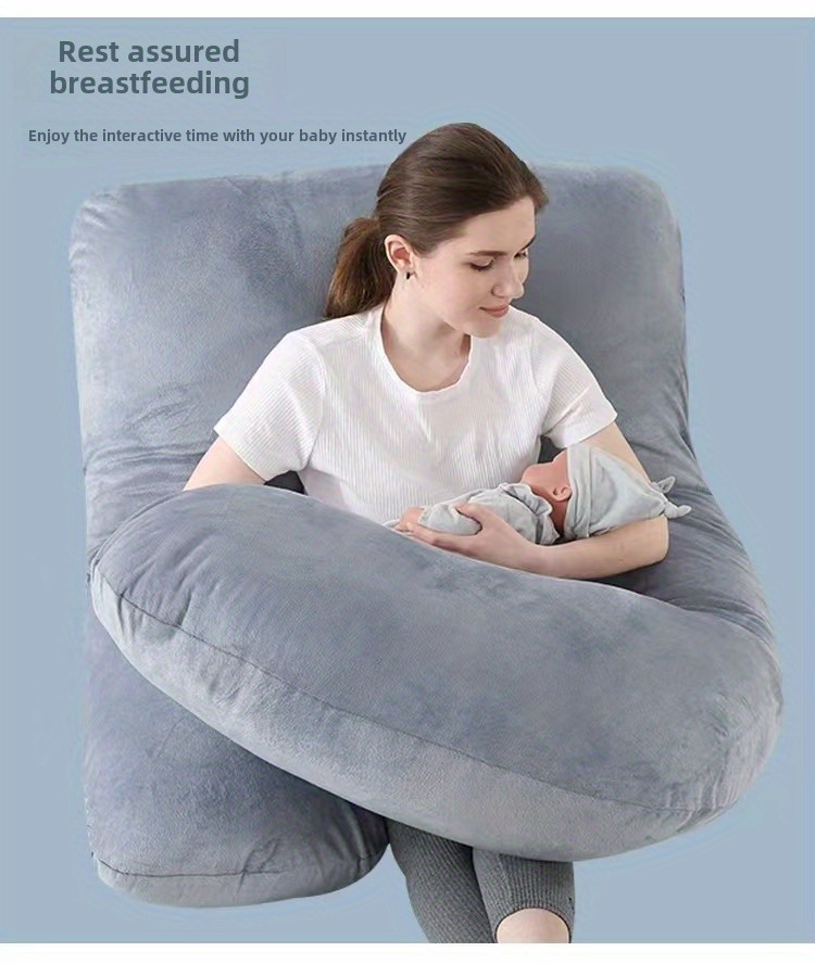 Cool J-shaped Pregnancy Pillow Sleep Mother Support Pregnant Mothers Halloween And Thanksgiving