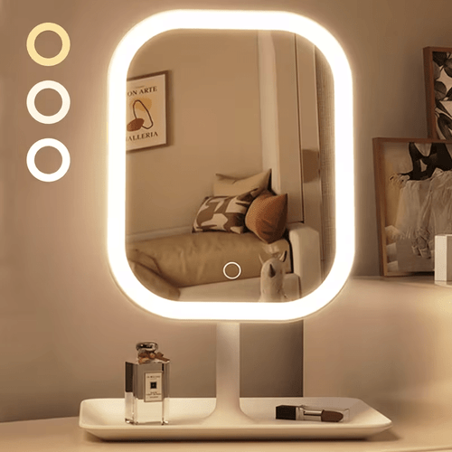 led vanity portable travel folding with light 3 light smart dimmable usb rechargeable portable lighted beauty travel vanity with light bedroom vanity