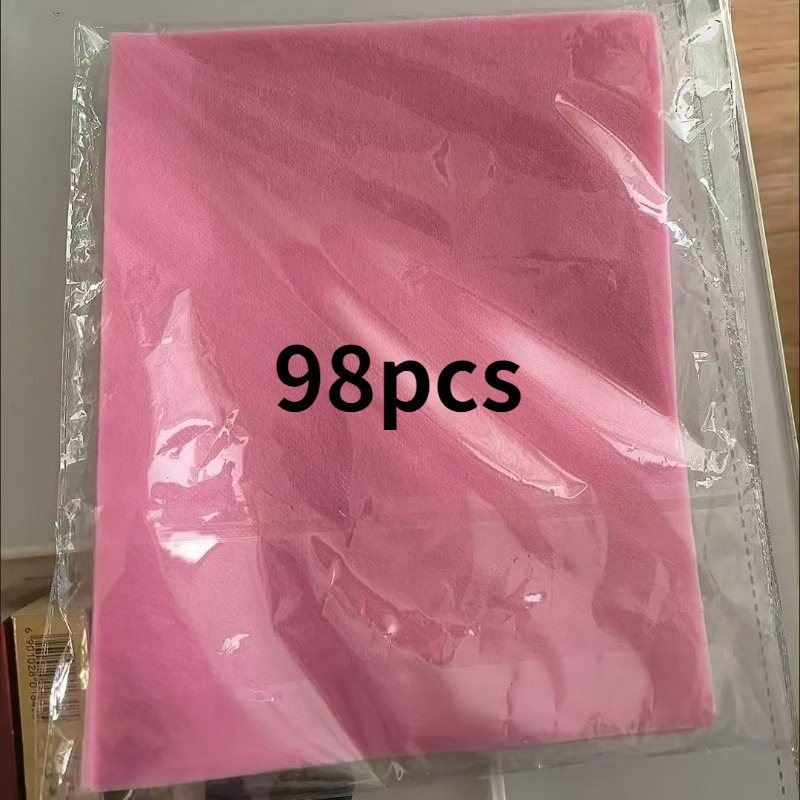TEMU 98pcs Pack Durable Disposable Nail Dust Collector Filters, Ultra-thin Replacement Membranes, Suitable For Nail Salons And Home Use, Perfect Gift