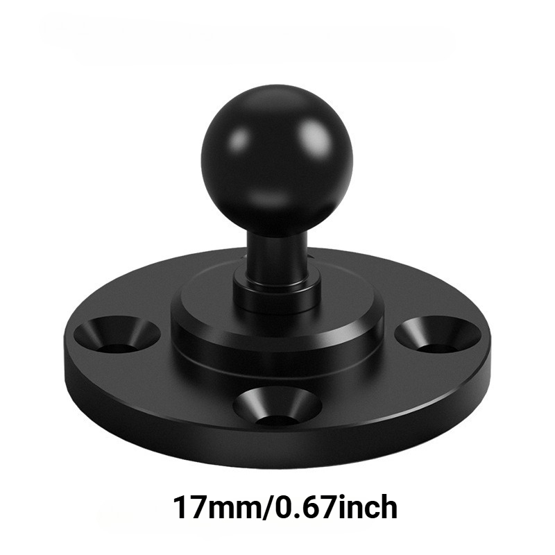 TEMU A Sturdy Adapter Plate For Mounting Devices Like For 13 And , Featuring A 17mm/25mm Ball Head Wall Mount Thread, Ideal For Camping Lights,