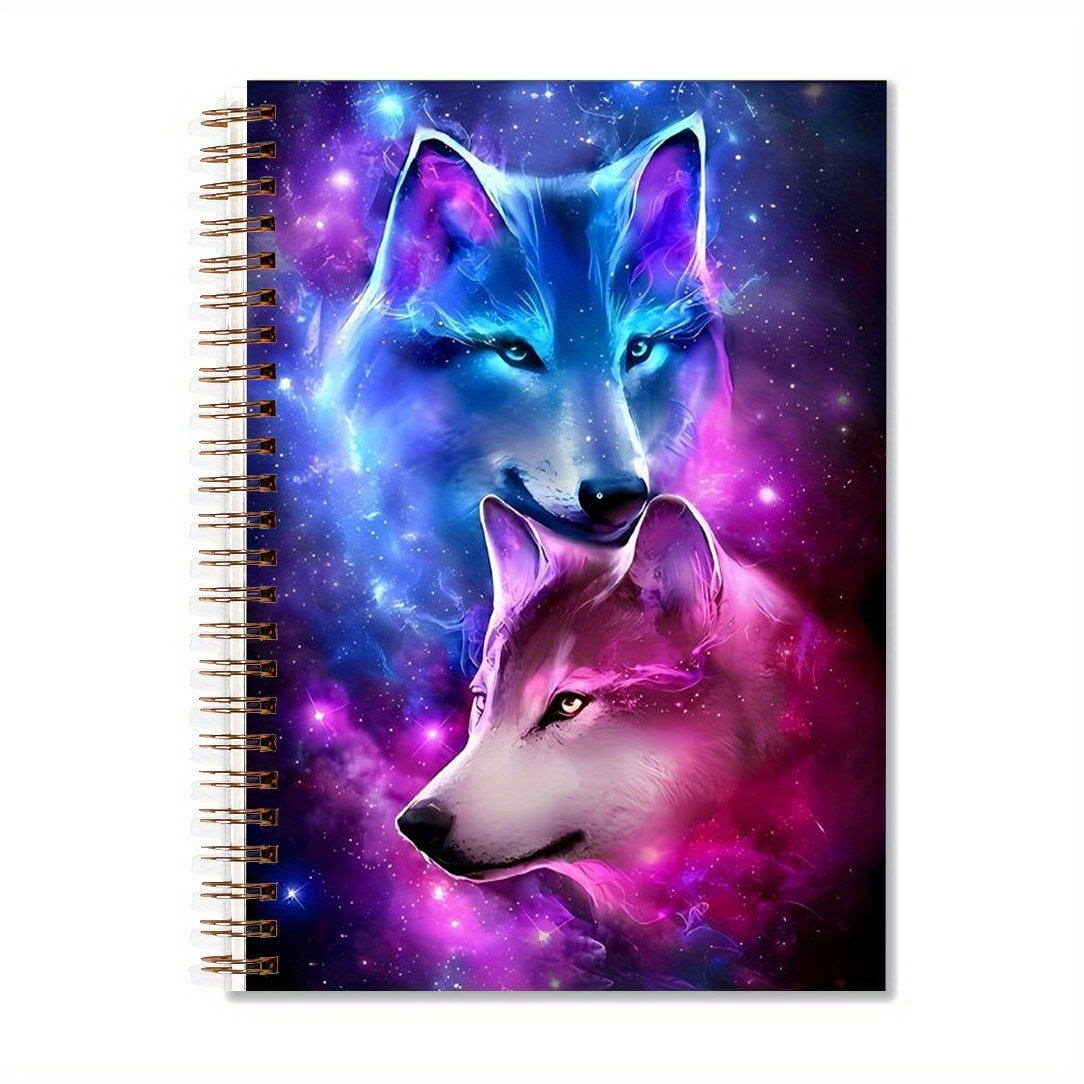 

1pc Mystical Blue & Notebook - Design, Writing & Drawing, Ideal Gift For , Office Or School Supplies, 5.5x8.3in With 50 Pages