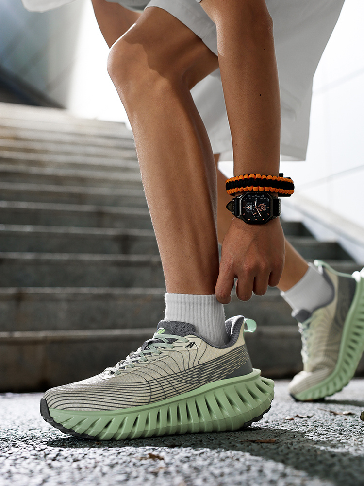 [sneakers] Men'S Outdoor Trail Running Shoes | Breathable, Lightweight, Shock-Absorbing, Fabric Upper & Sole, Lace Closure, All-Season, Casual & Sports Style - N·Hot
