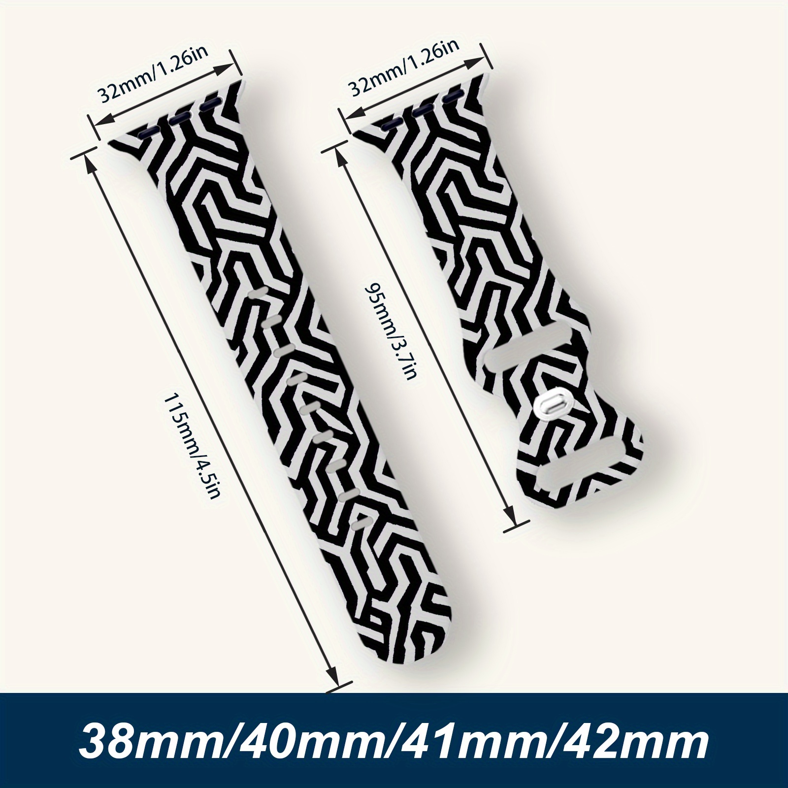 TEMU Silicone Watch Bands Suitable For Watch Se1/2 Ultra1/2/ 4/5/6/7/8/9/10 Are Waterproof And Breathable, Come In Vibrant Colors, Are Hypoallergenic