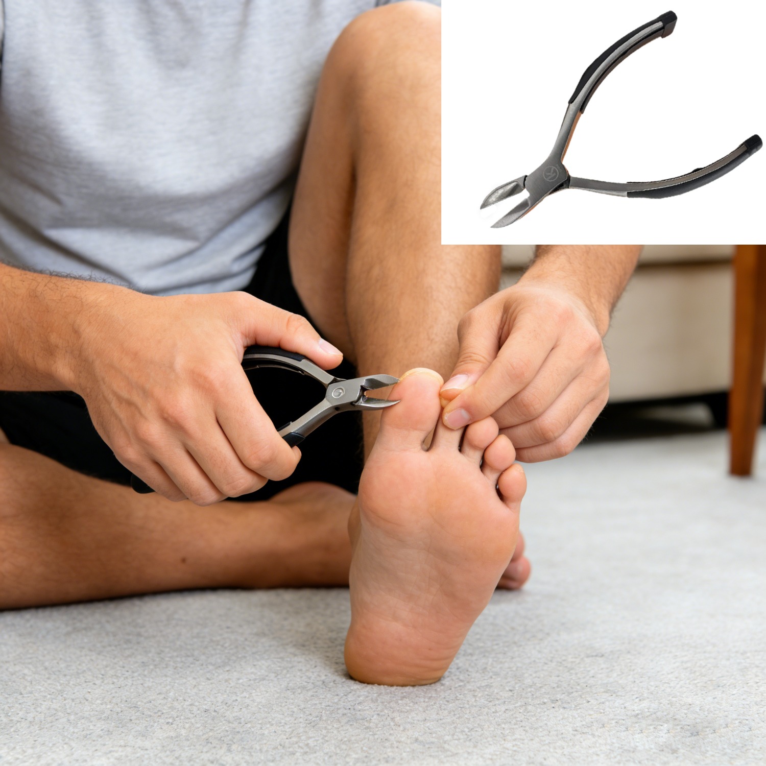 Nail Clippers - Heavy-duty, Stainless-steel Chiropodist-style Toenail Cutters For Thick Nails