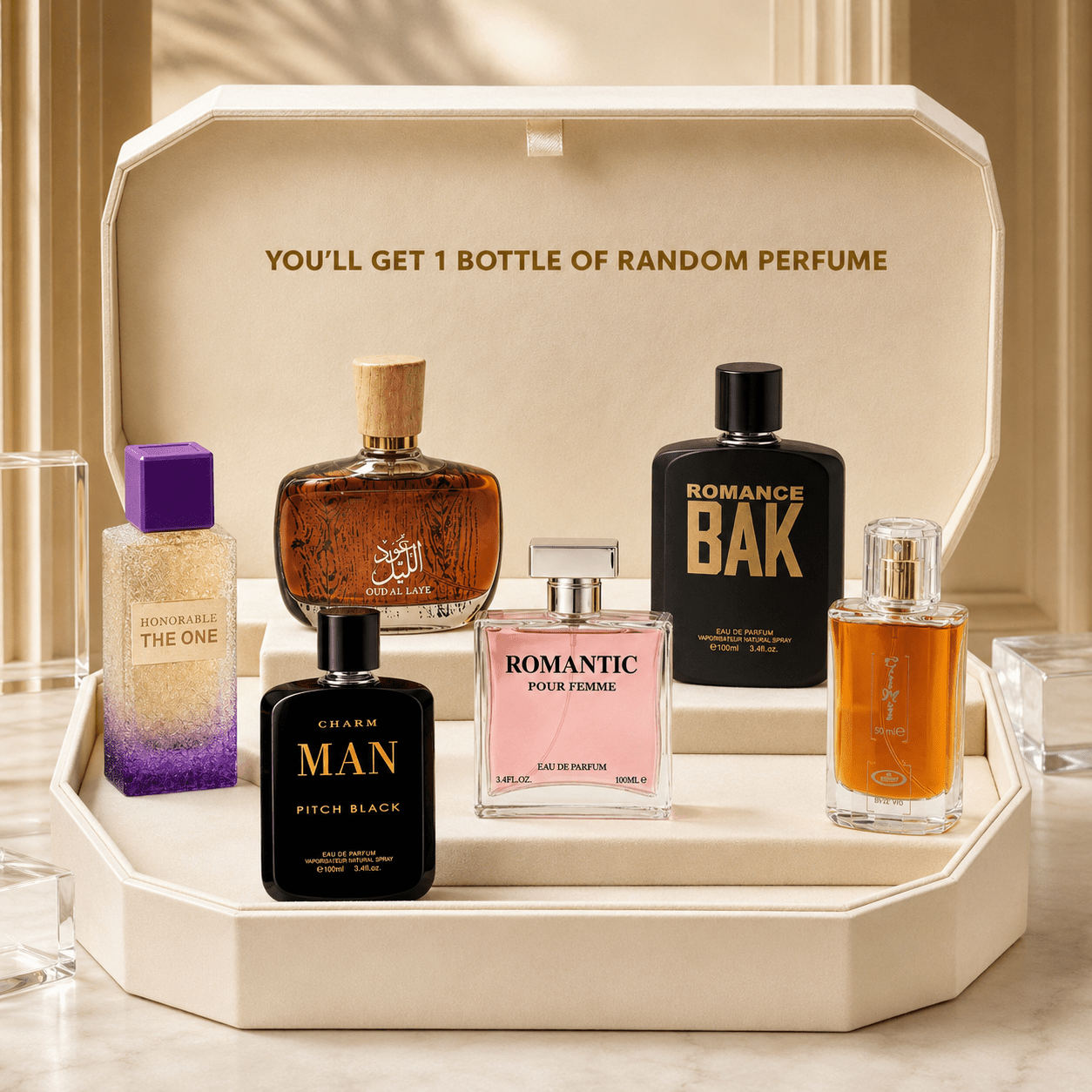 Bottle 6 Perfumes, 1 Pack, Long-lasting Cologne Perfume, Travel Size Eau De Toilette Fragrance, An , Sensual, And Long-lasting Oriental Fragrance