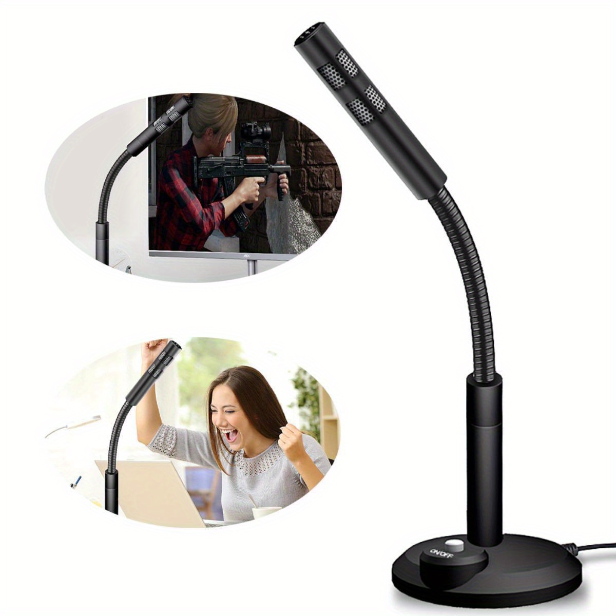 TEMU Microphone Is Suitable For Desk Usb Microphone Pc Microphone Recording Microphone