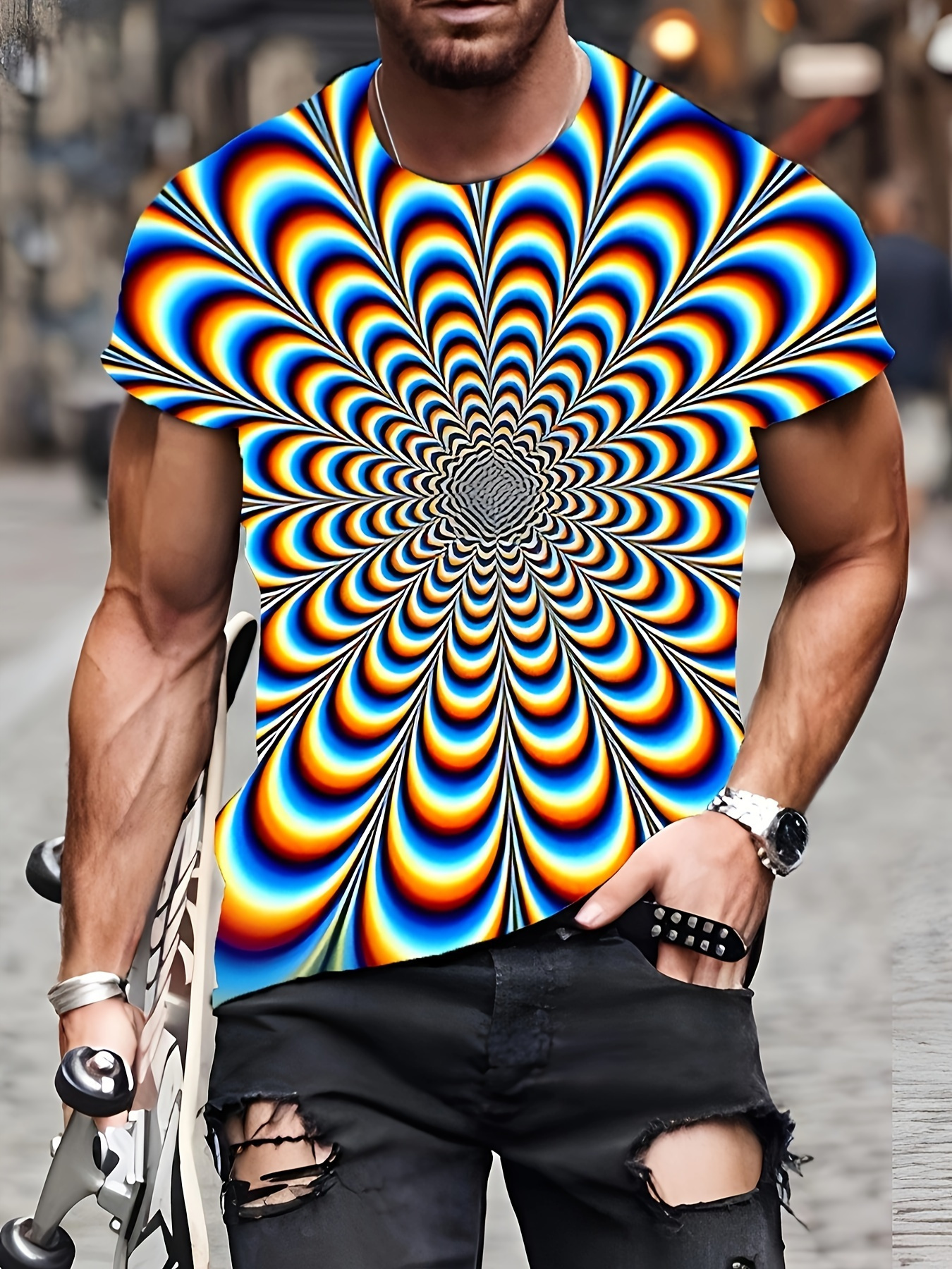 mens t shirt summer casual breathable and comfortable round neck short sleeve shirt suitable for   parties and   to care for   regular  