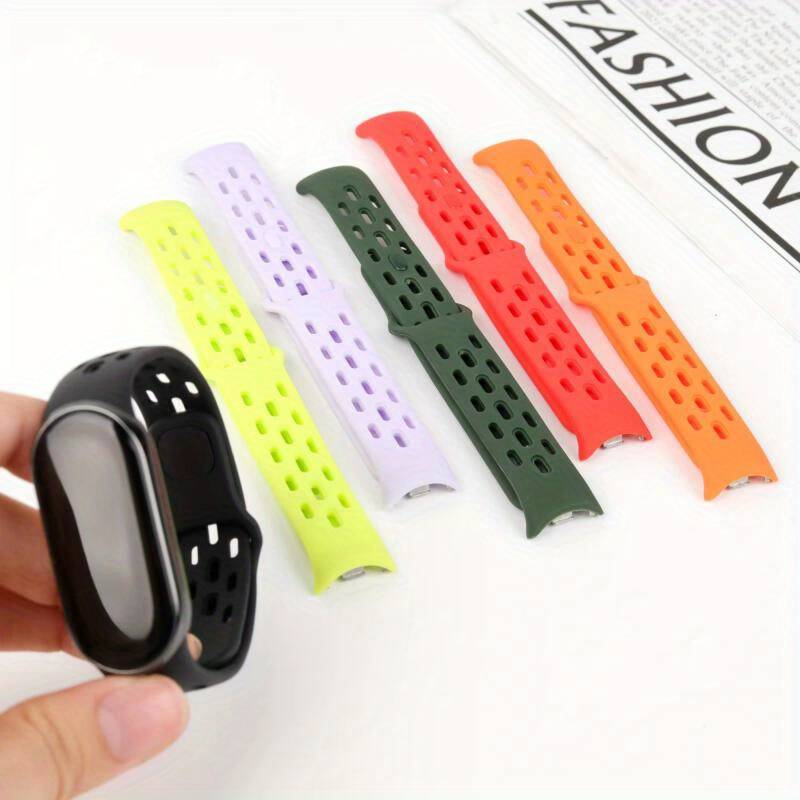 Bracelet Silicone Magnétique Pour Xiaomi Band 10/9/8 - Remplacement Confortable, Fermeture Aimantée