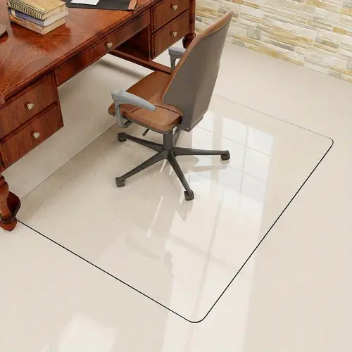 Simplistic Chair Transparent office chair mat sold on Temu United States