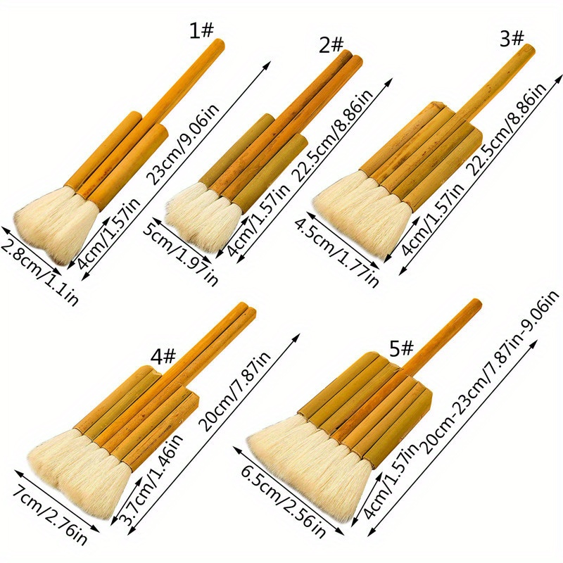Pinceles Hake Para Acuarela Pinceles Hake Disponibles En Tamaños