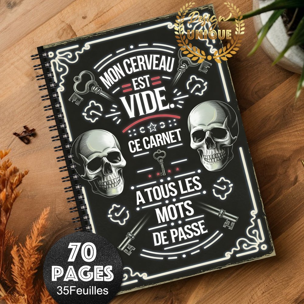 TEMU Carnet de de passe 1 pièce pour Internet et ordinateur, agenda à de passe édition française au design vintage ou , pour enregistrer les