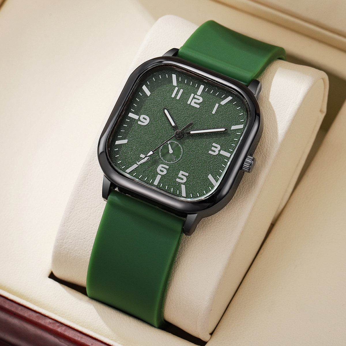 Women's Minimalist Small Square Quartz Watch, Casual Style
