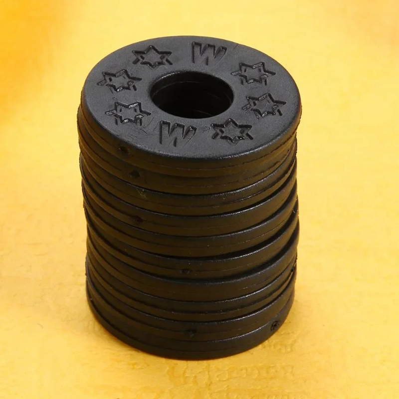 set of 8 rubber safety locks for guitar straps suitable for   ukulele acoustic classic and electric guitar additions