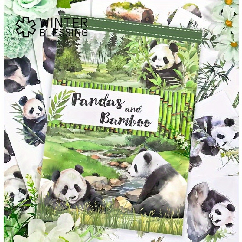 

Grand Ensemble d'Autocollants & Bambou - 20 Feuilles, Étanche en Matériau Double Washi & PET, Facile à Décoller pour Scrapbooking & Décoration de Fête