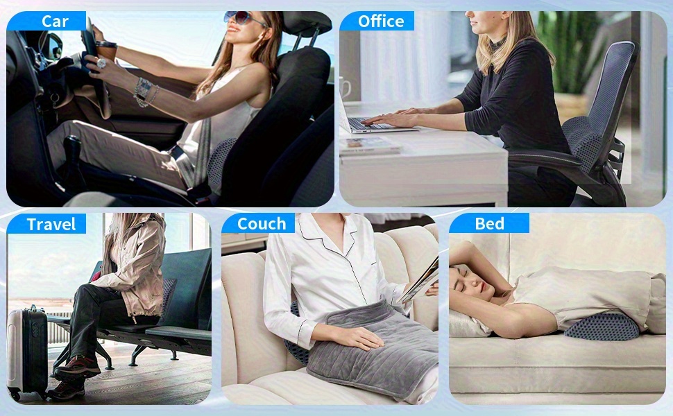 lumbar pillow lumbar support pillow suitable for office chairs and car seats back support pillow used to lower back used for sleeping driving resting Product details 6