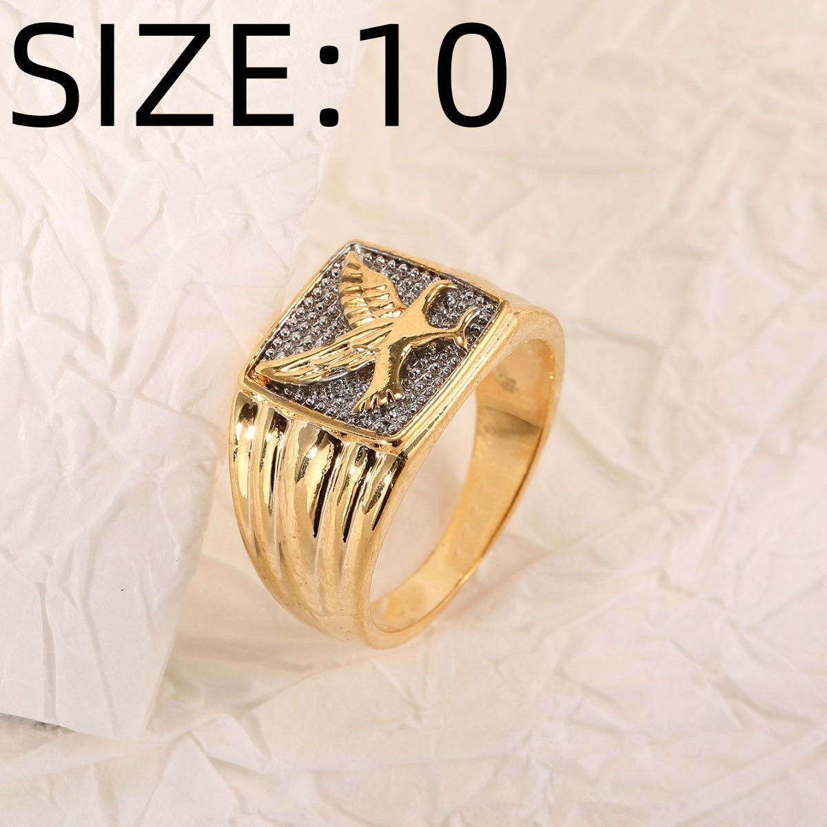 Exquisite Eagle-Shaped Personalized Fashion Ring, Unisex