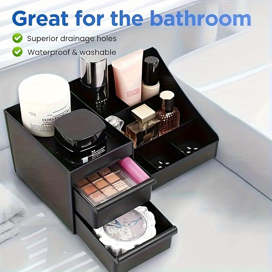 bote rangement noire cosmtiques panier rangement soins - Temu Luxembourg