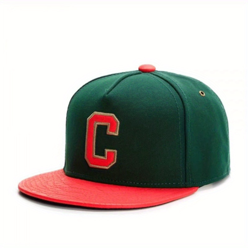 Casquette Homme Noir à Visière Rouge – Réglable En Coton, Style Décontracté