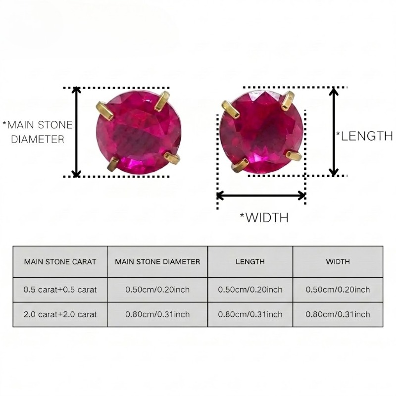 Women's Stainless Steel Artificial Gemstone Earrings, Romantic Gift