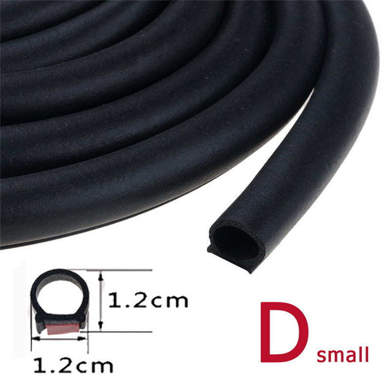 TEMU P Z D Shape Type 2 Meters Car Door Seal Strip Epdm Rubber Noise Insulation Sealing Strip Door Insulation Tape