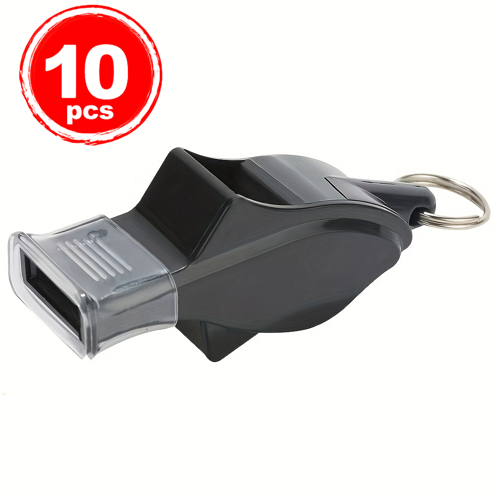 TEMU 10pcs Kuyee Dolphin-shaped Sports Whistles - High Volume, Sound, For Basketball And Football Referees, With Lanyard, Competition