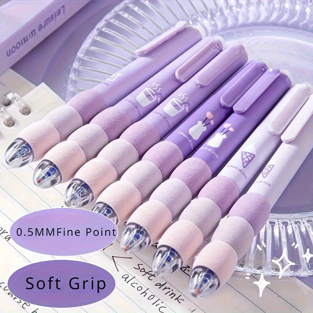 1 set(4pcs) cute cartoon erasable gel pens for writing,   retractable 0.5mm fine point erasable gel pen with black/blue refill, kawaii stationery office supplies and accessories, cute gel pens, fancy pen, needle tip pens, cute pens bulk, school pens, kawaii pens, ink gel pens, office accessories, notetaking pens, fun writing tools, kawaii design, durable refill, smooth ink flow, fine tip pen, creative writers, students Product details 4