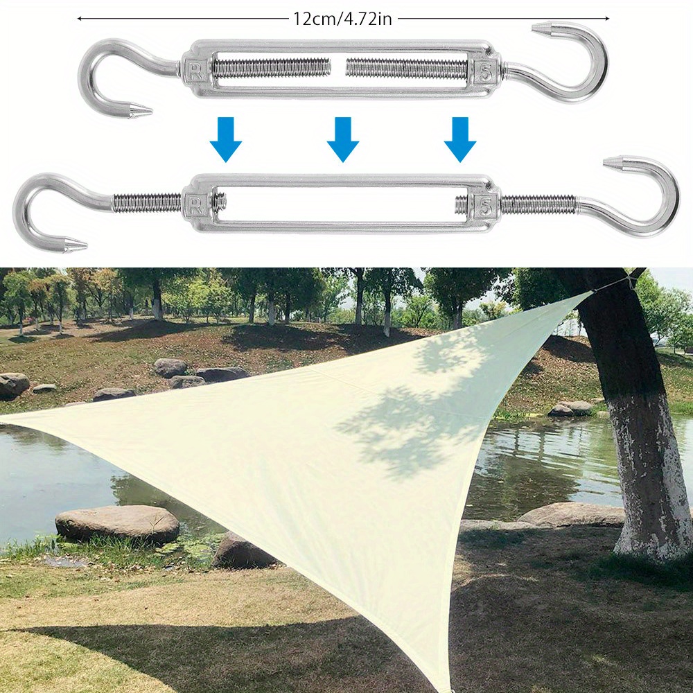 garden sun shade sail fixing kit canopy awning hardware fittings repair set sun shade fixing kit shade sail fittings awning fittings shade sail repair set awning attachment shade sail attachment garden supply   stainless   details 1