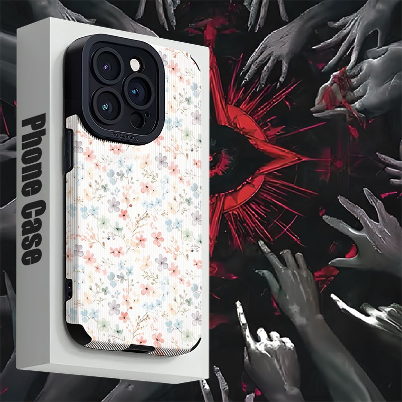 TEMU A Phone Case With A Full-screen Floral Pattern For Iphone Models 16, 15, 14, 13, 12, And 11, As Well As Iphone 7, 8, X, And Xs, Designed To