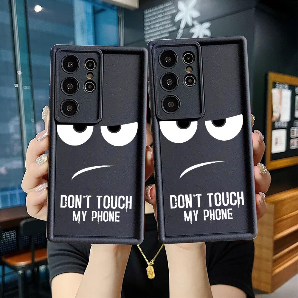 

Trendy Case For M54 S20 S21 S21+ S22 S22+ S23 S23+ S24 Ultra Fe 4g 5g Plus Shockproof Silicone Soft Cover Coque Simple Fundas