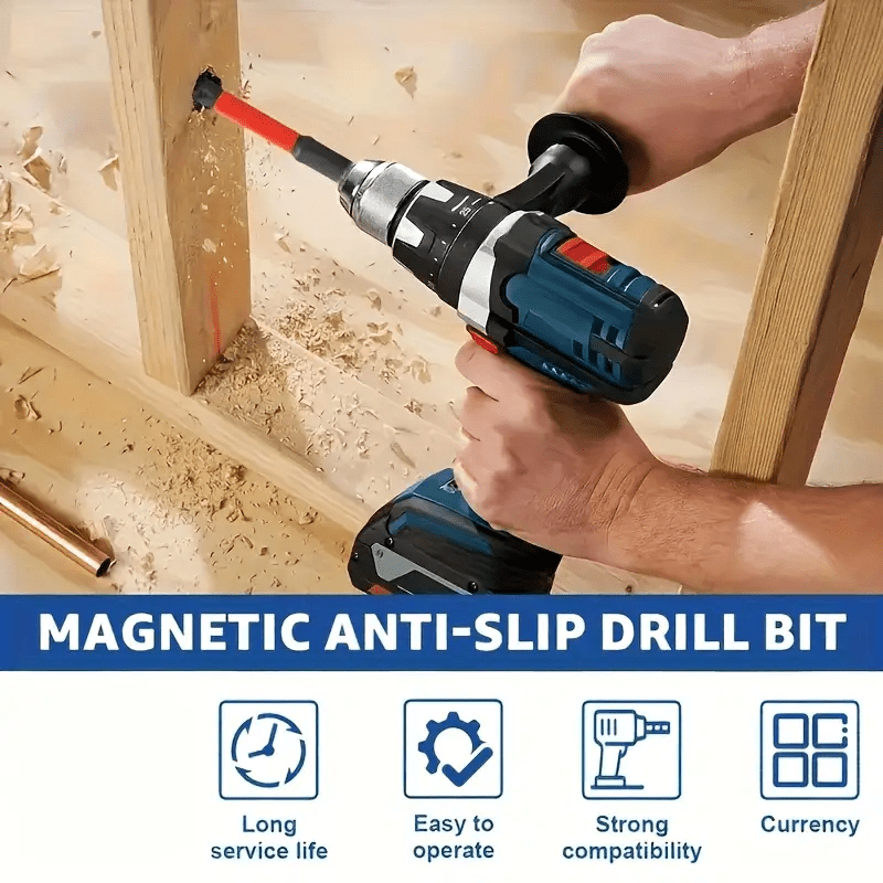18pcs Non-slip Shockproof Screwdriver Bit Set, High Hardness Magnetic Ph2 Screwdriver Bits, Sizes M2-m10, Lengths 25/50/65/70/90/150mm, Durable Metal Structure, Rust-resistant, Surface Polished, Hex
