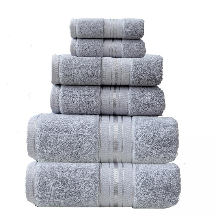  a face towel chest bath towel absorbent 2 square bath towel six piece set details 6