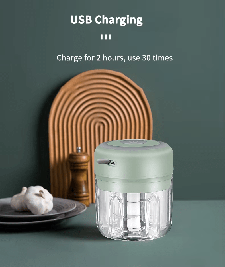 usb charging electric mini crusher mixer grinder chopper,  , small portable chopper, electric food processor. suitable for onions, garlic,  , spices Product details 6