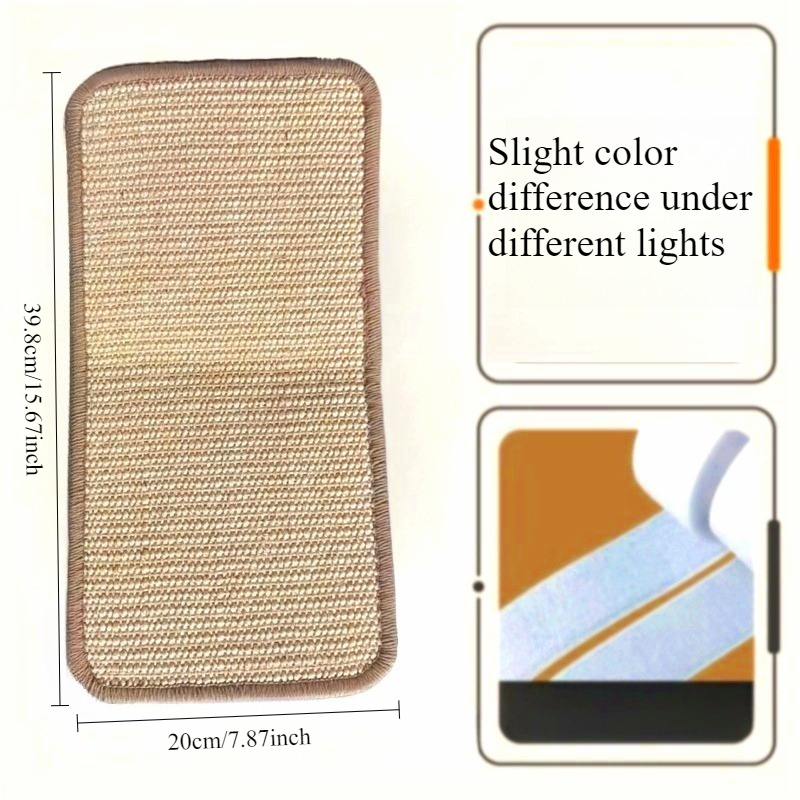 Una versión mejorada del rascador de sisal con un diseño seguro para sofá, ejercicio multicapa para que los gatos rasquen y jueguen, no incluye el estante - El regalo perfecto para tu gato, un tapete rascador, accesorio de muebles para mascotas, regalo de Navidad y Año Nuevo para mascotas