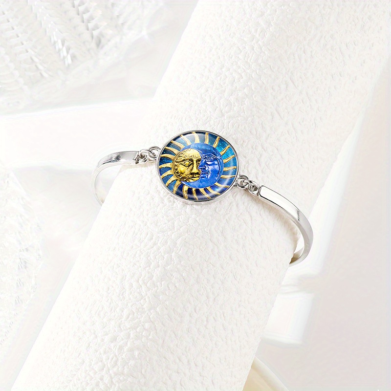 4pcs Sun and Moon Jewelry Set