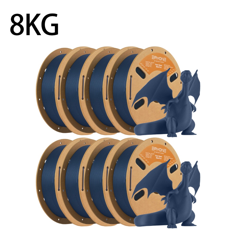 Eryone Pla Speed Printing Filament For 3d Printers, Includes Weighing 8kg, With A Diameter Of 1.75mm And A Tolerance Of +/-0.03mm, Featuring Easy And Vibrant Color Transitions