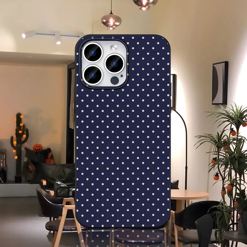 phone case blue polka dots minimalist print trendy phone - Temu Georgia phone case blue polka dots minimalist print trendy phone - Temu Georgia