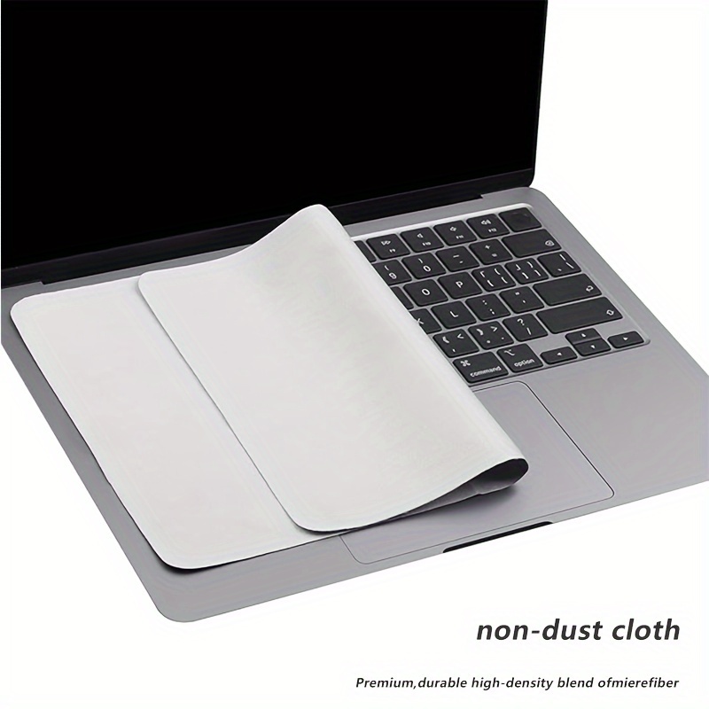 Macbook Screen And Keyboard Protector - Ultra-Soft Microfiber 40.64cm, 38.1cm, 35.56cm, 33.02cm Cleaning Cloths - Multi-Size