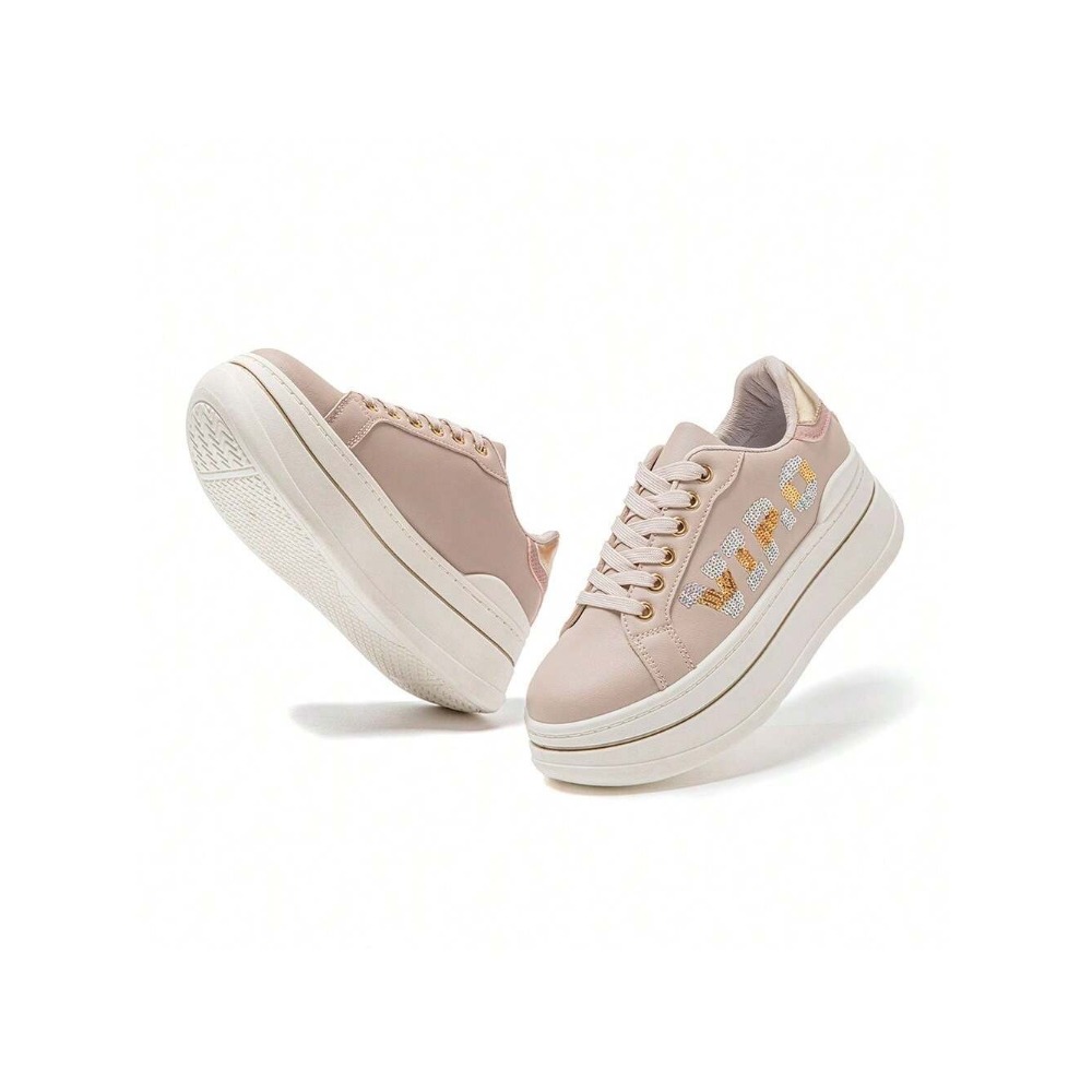 Image of Women's Casual Trainers Thick-soled, Height-enhancing, Elegant Sports-inspired Comfortable Footwear Suitable For Gym Wear, Women Shoes, Sneakers