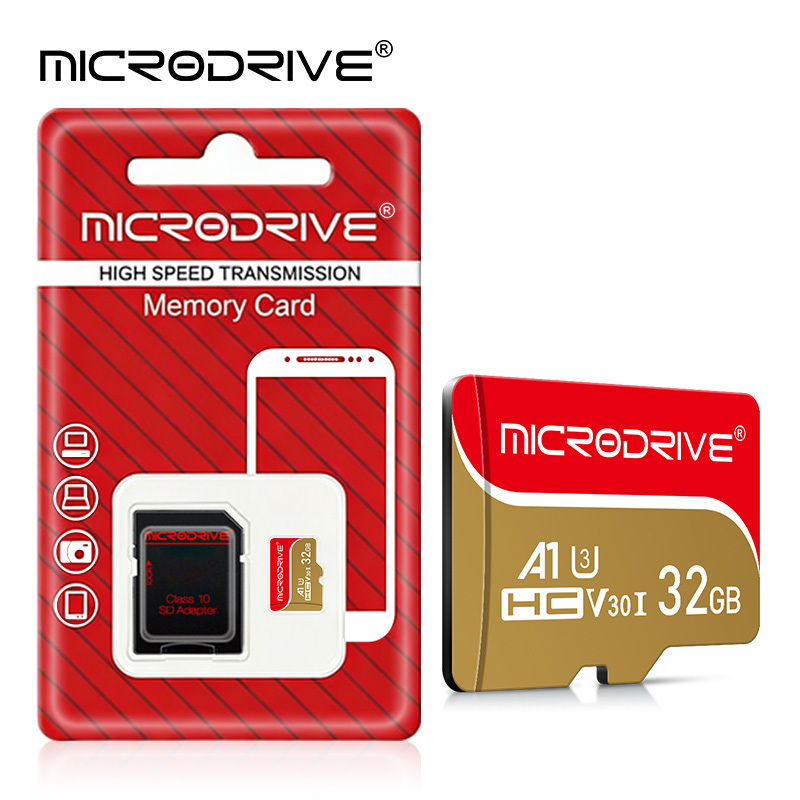 Mikro SD kartica znamke MiCRODRIVE, 4K Camera Pro, A2 V30, primerna za pametne telefone, GoPro, akcijske kamere, 4K Ultra HD snemanje , R/W