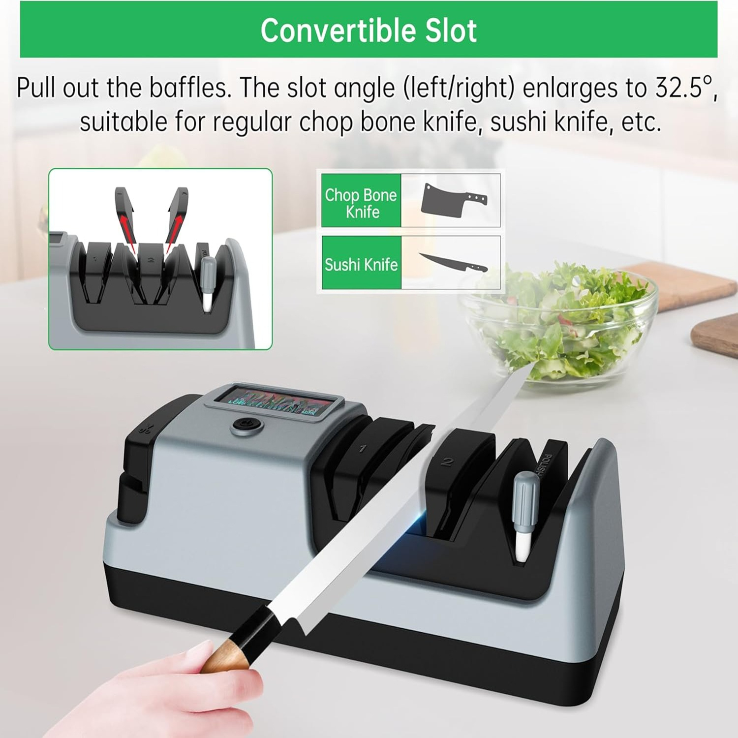 Image of 1set Sharpener, Suitable For Straight-/serrated/ceramic Knife Scissors, Kitchen And Household Sharpening Needs