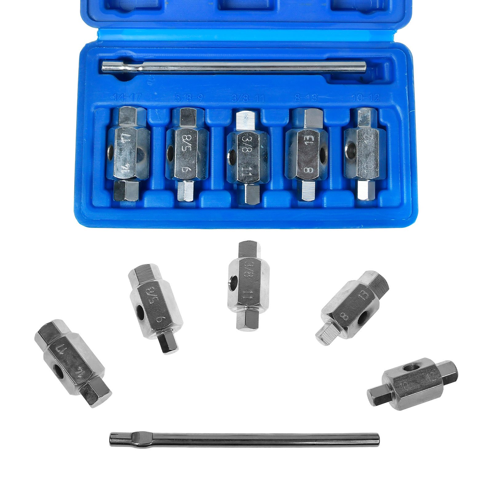 6pcs Double Ended Oil Sump Axle Gearbox Drain Plug Tool