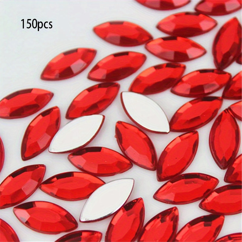 Image of 2d Flat - A Bag Containing 150pcs Of Flat Back Acrylic Rhinestones Measuring 0.27 By 0., Perfect For Crafting Jewelry And Decorating Weddings.