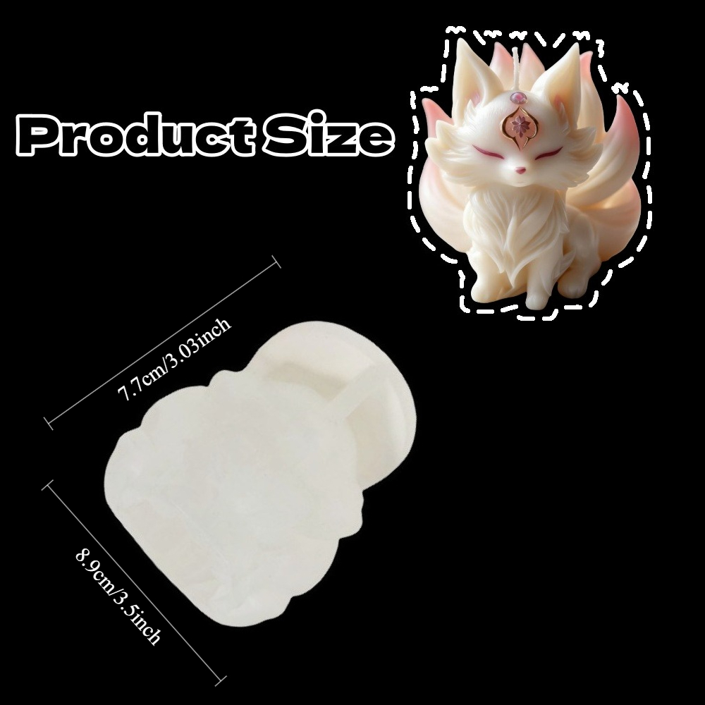 Candle Making Silicone Mold - Fox Princess Mold For , & Reusable Use | Diy Craft For Romantic Gifts, Decor | Ideal For Candle & Diy Enthusiasts