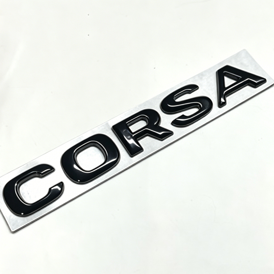 TEMU 1pc Car Trunk Decoration Letter Badge Car Logo Sticker / Decal Personalized Car Sticker Badge Car Exterior Decoration