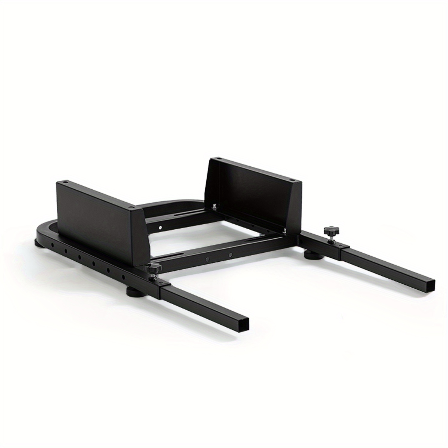 Image of Zootopo Rear Seat Frame Into A Racing Simulator Cockpit, Compatible With Seats. It Supports Drilling For Stands For Steering Wheel Setups, But The Seat Is Not Part Of The Package