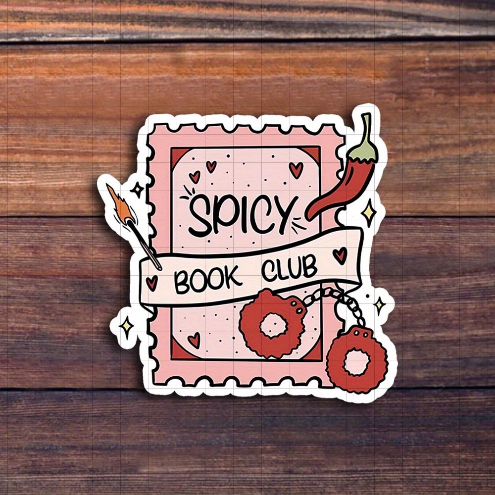

Book -inch Vinyl Sticker - Laptops, Water Bottles & More | Ideal Gift For , Readers & Humor Fans | Reusable & Easy To Apply