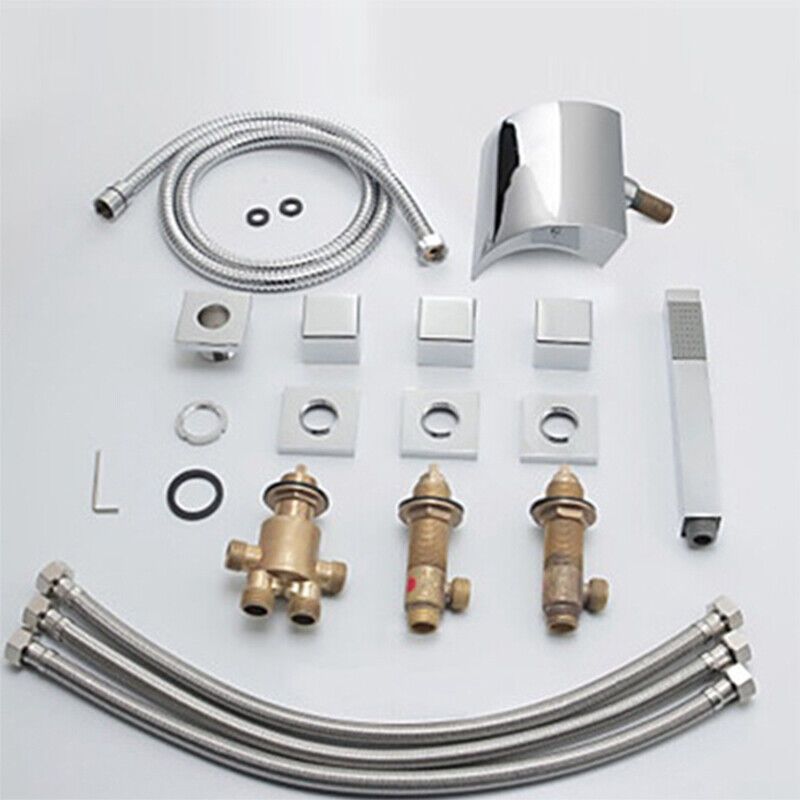 Luxury Bathroom Faucet - Modern Chrome Bath Sink Mixer Tap