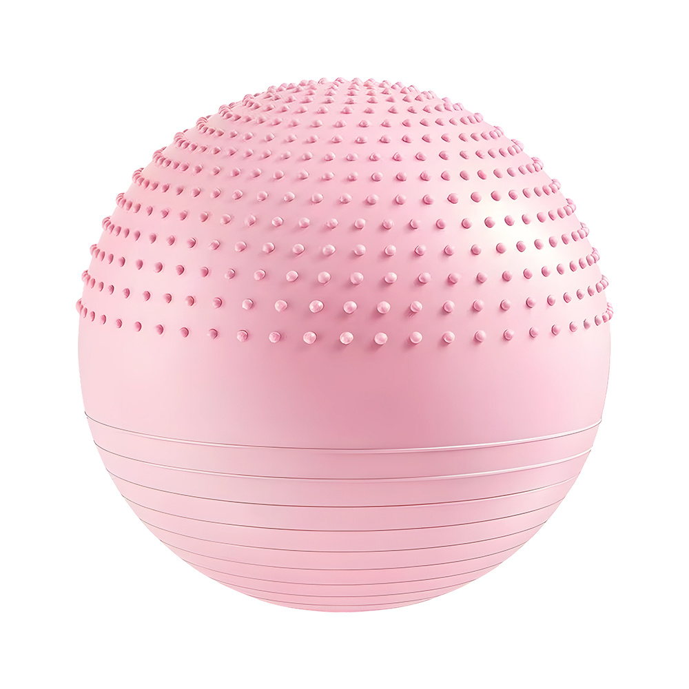 65cm Half Massage For Yoga Ball Fitness Ball/ For Yoga Ball Suitable For Home Exercise, Anti-slip Protective Sports , Suitable For Yoga Pilates Back Small Fitness Supplies