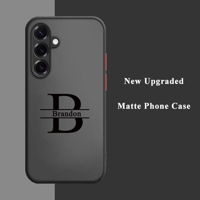 TEMU Phone Case - Custom Personalized Name Phone Case Suitable For Galaxy S10/10 Plus/s8/s9/s20/s21/s22/s23/s24/s25/s26 Matte Phone Cover