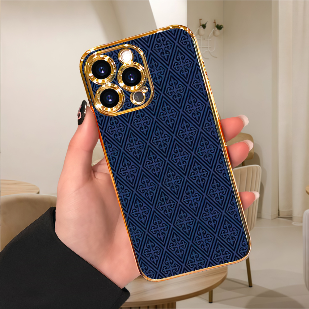 TEMU Phone Case: Elegant Pattern, Stylish, Luxurious Soft Case With Phone Case For Iphone 17/16/15/14/13/12/11 Pro Max/plus/air/pro/mini & Xr/7/8,
